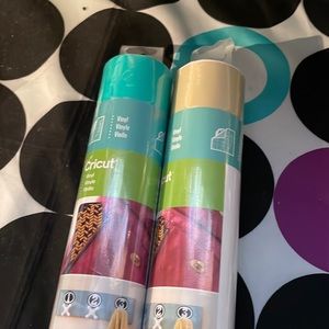Cricut vinyl 2 rolls new with tags 12x48 each